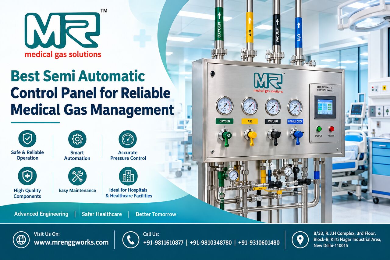 New Delhi, Health, Best Semi Automatic Control Panel For Reliable Medical Gas Management
