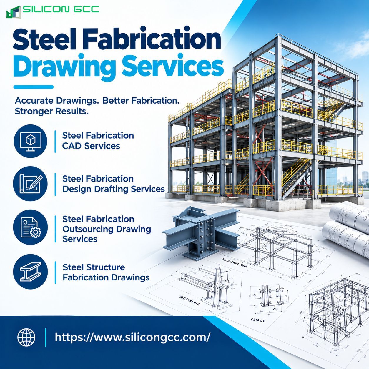 Abu Dhabi, Construction, Detailed Steel Fabrication Drawings For Abu Dhabi Projects