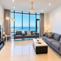 BHD 350/month,  Furnished,  1 BR,  65 Sq. Meter,  LUXURY | 1 BEDROOM | SEAVIEW | KIDS PLAY AREA | FACILITIES | SEEF