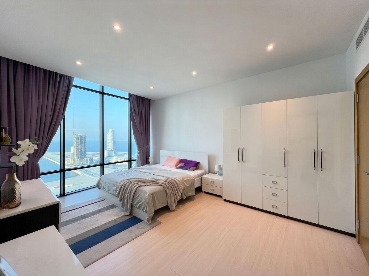Manama, Apartments, Flats, Houses & Villas, BHD 350/month,  Furnished,  1 BR,  65 Sq. Meter,  LUXURY | 1 BEDROOM | SEAVIEW | KIDS PLAY AREA | FACILITIES | SEEF