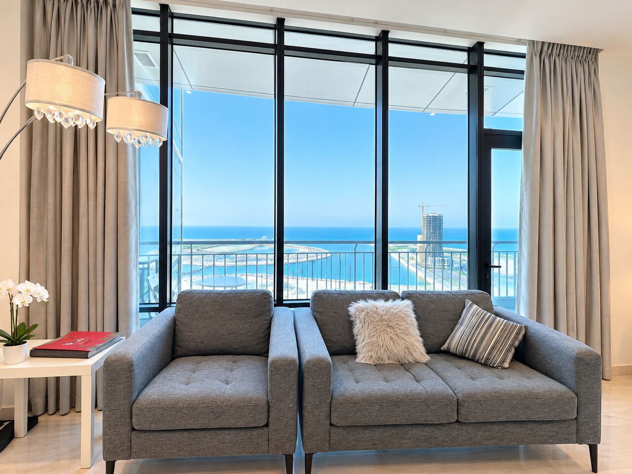 Manama, Apartments, Flats, Houses & Villas, BHD 350/month,  Furnished,  1 BR,  65 Sq. Meter,  LUXURY | 1 BEDROOM | SEAVIEW | KIDS PLAY AREA | FACILITIES | SEEF