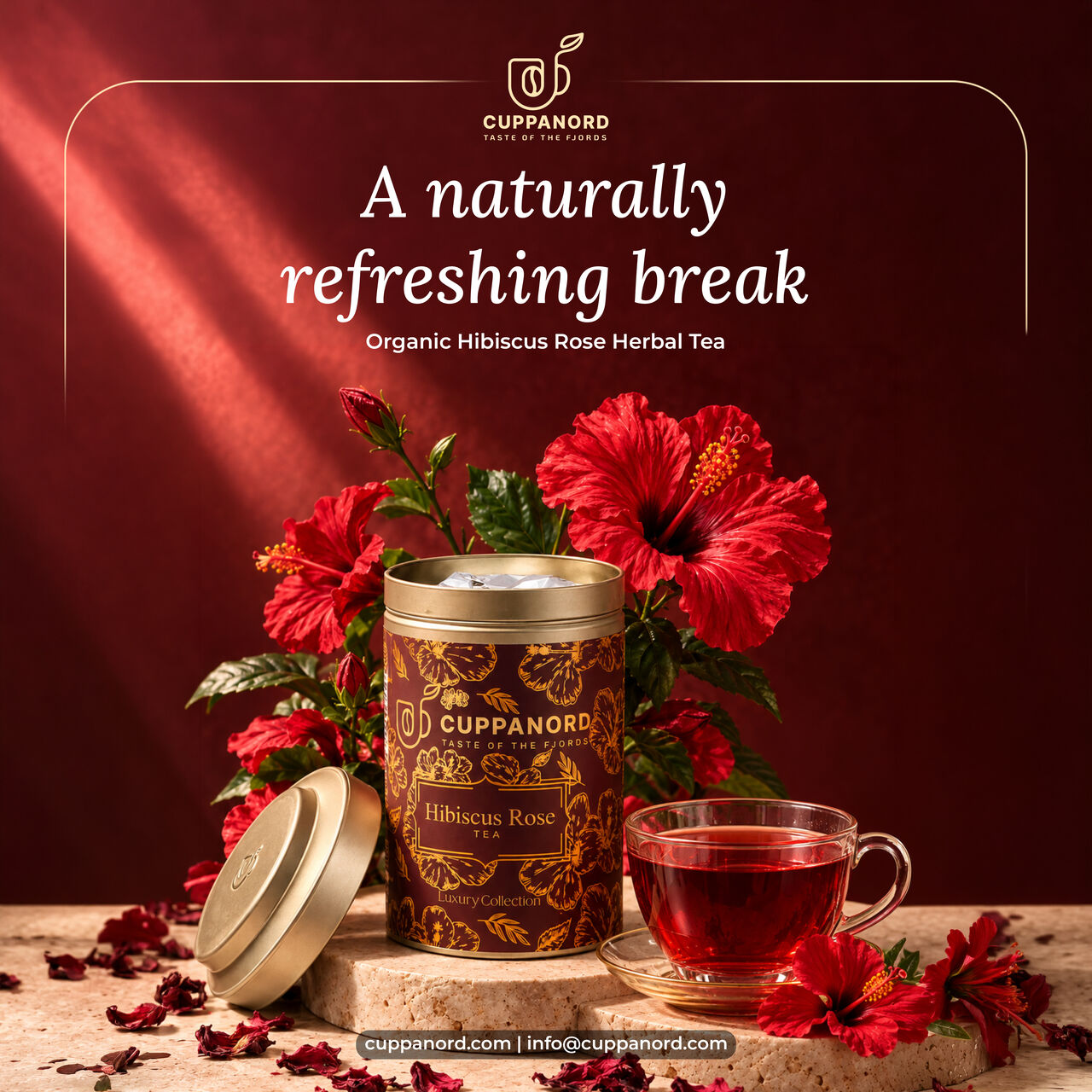 Noida, Business, Organic Hibiscus Rose Herbal Tea: A Refreshing Choice For Everyday Wellness