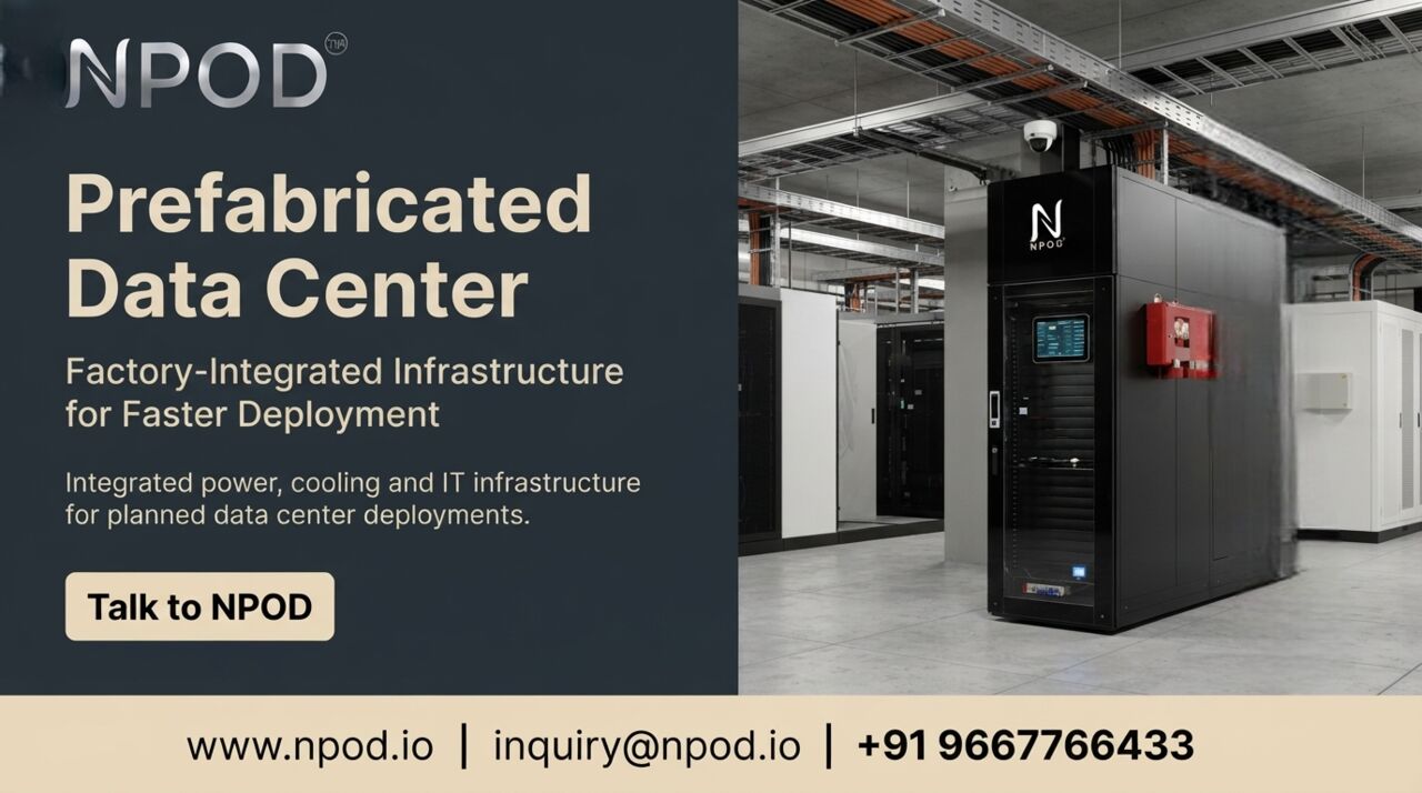Noida, Computer, Prefabricated Data Center Solutions For Modern IT Projects