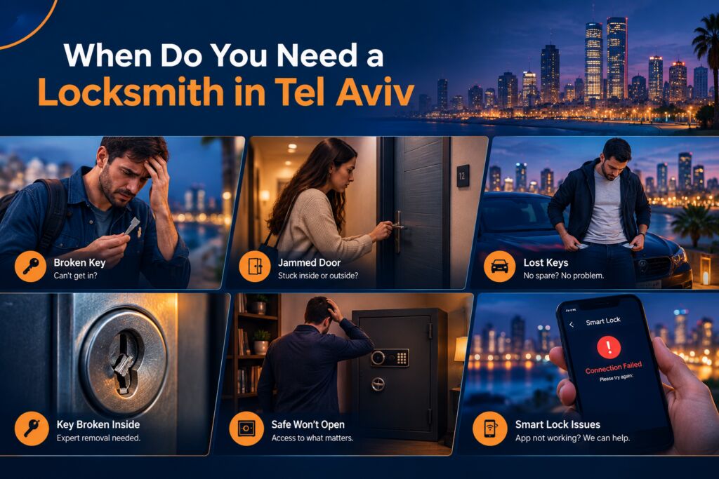 Tel Aviv, Household, מנעולן בראשון לציון – סיוע מהיר לבעיות מנע