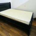 BHD 30,  Single Bed With Mattress, Night Stand, Dressing Table, 3 Door Cupboard.