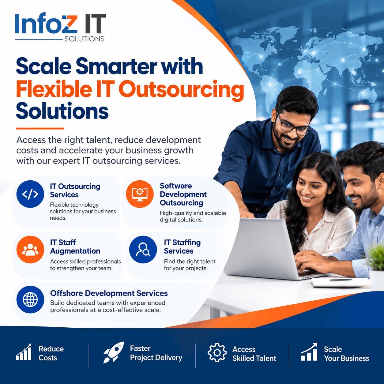 Hyderabad, Manpower, Scale Smarter With Flexible IT Outsourcing Solutions
