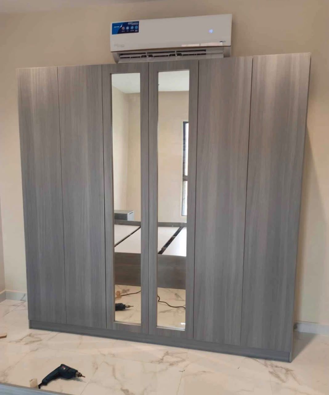 Al Safa, Furniture, Complete Bedroom Furniture Set &ndash; Elegant Design, Spacious Wardrobe & Dressing Table