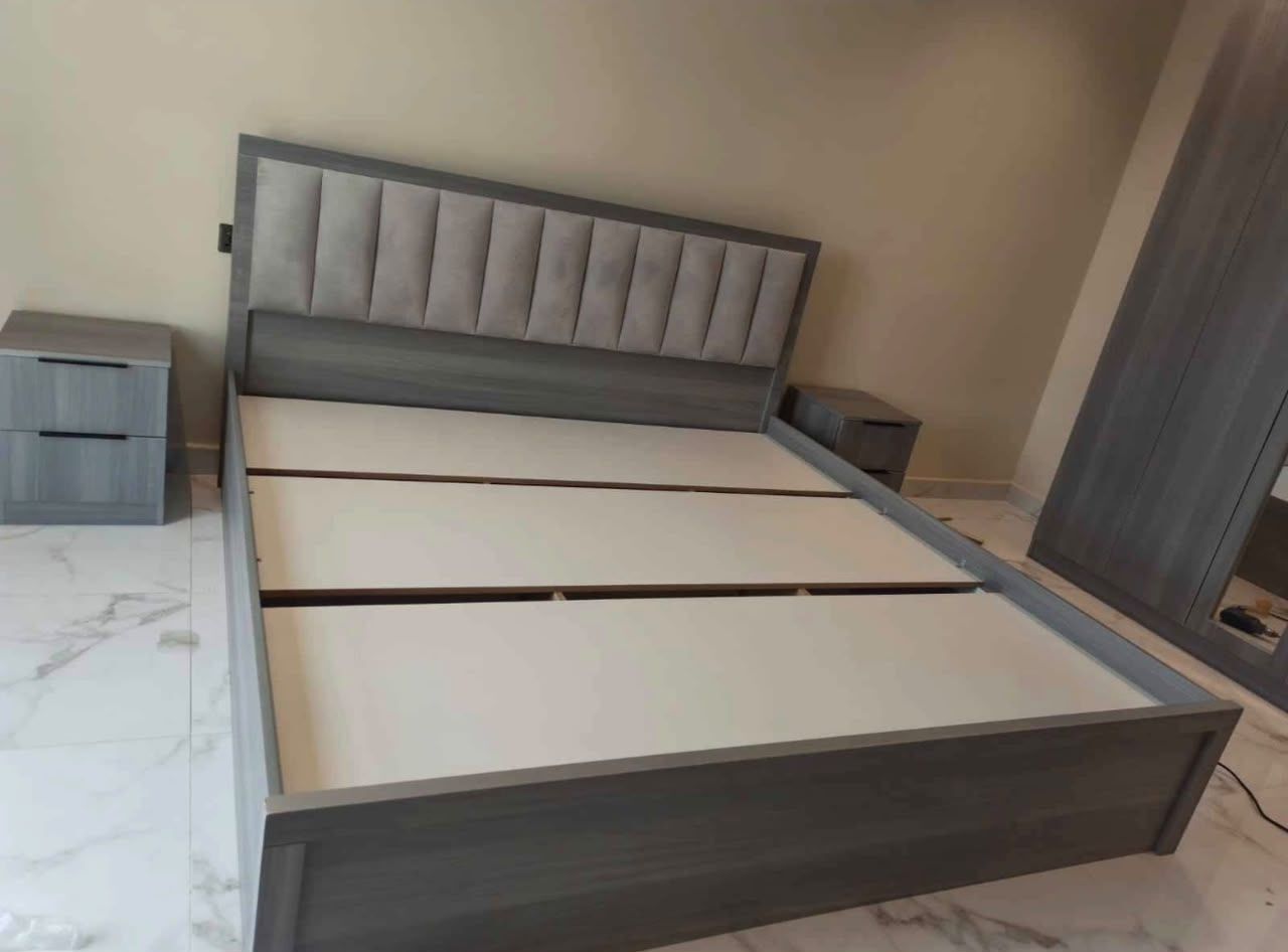 Al Safa, Furniture, Complete Bedroom Furniture Set &ndash; Elegant Design, Spacious Wardrobe & Dressing Table