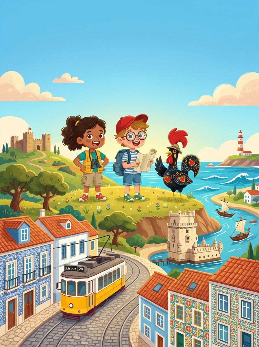 Lisbon, Books, EUR 4,  EBook Infantil Para Imprimir &mdash; Uma Aventura Por Portugal (6&ndash;10 Anos) · 4,99 &euro;