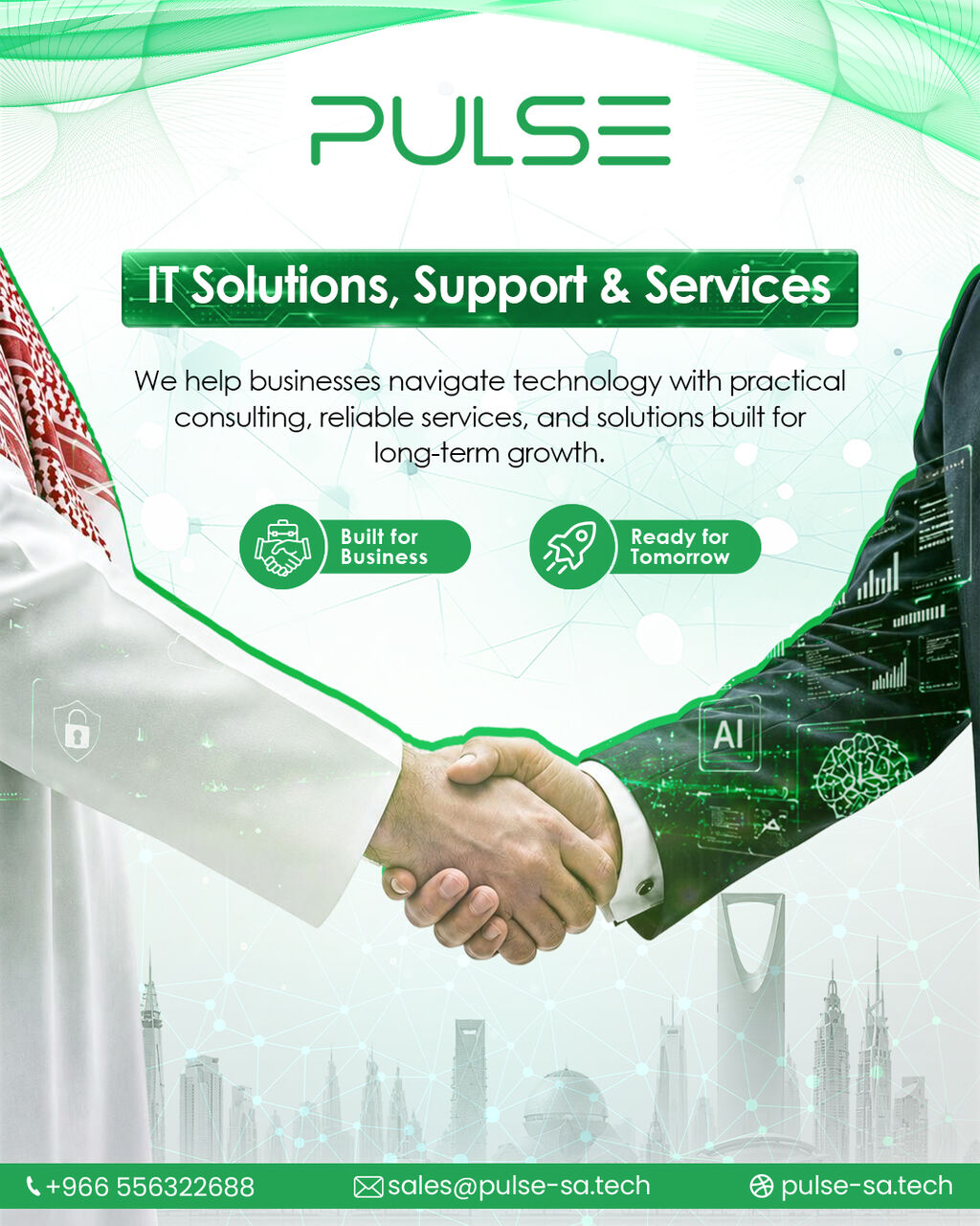 Riyadh, Business, PULSE IT Solutions | CCTV, Networking, Servers, IT Support & Digital Marketing Services