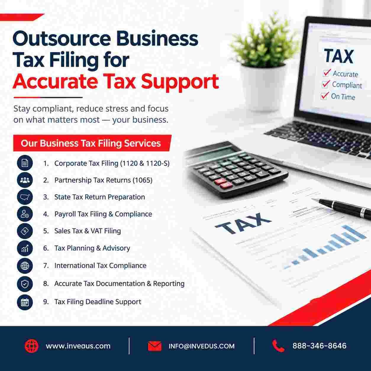 New York, Financial, Outsource Business Tax Filing For Hassle-Free Tax Support