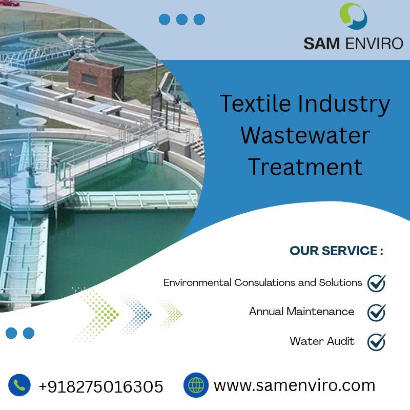 Mumbai, Business, Textile Industry Wastewater Treatment | SAM Enviro