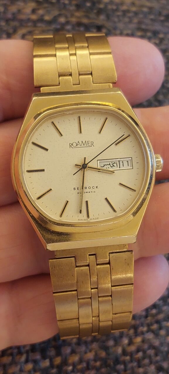 Riyadh, Watches, SAR 1250,  Roamer Automatic Watch For Men Original Swiss Made