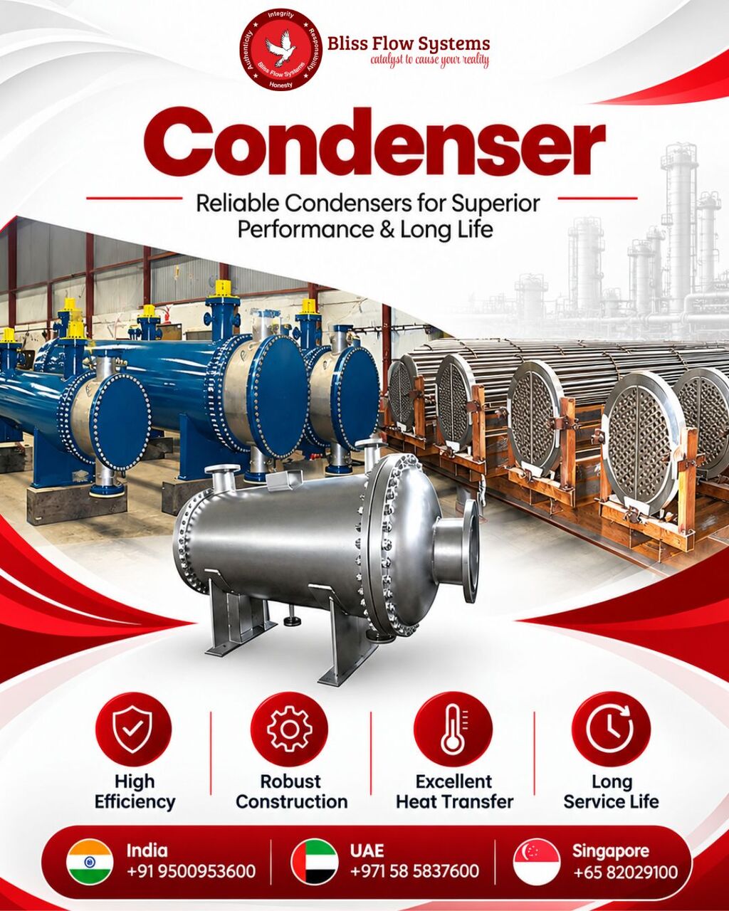 Mumbai, Business, Condenser Supplier & Distributor In India- Blissflow