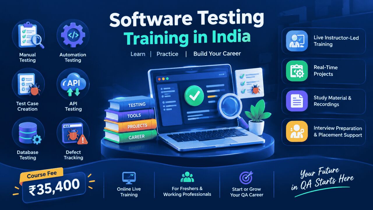 Noida, Education, Best Online Software Testing Training In India