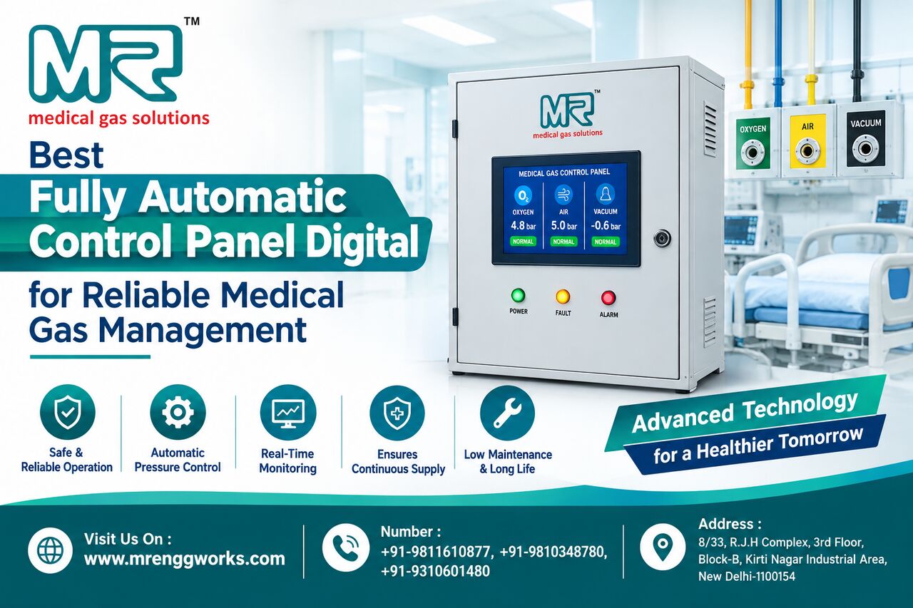 New Delhi, Health, Best Fully Automatic Control Panel Digital For Reliable Medical Gas Management