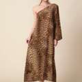 USD 498,  Luxury Leopard Print Silk Pants Made For Resort Wear USA | Royal Palms Columbus Day 2026