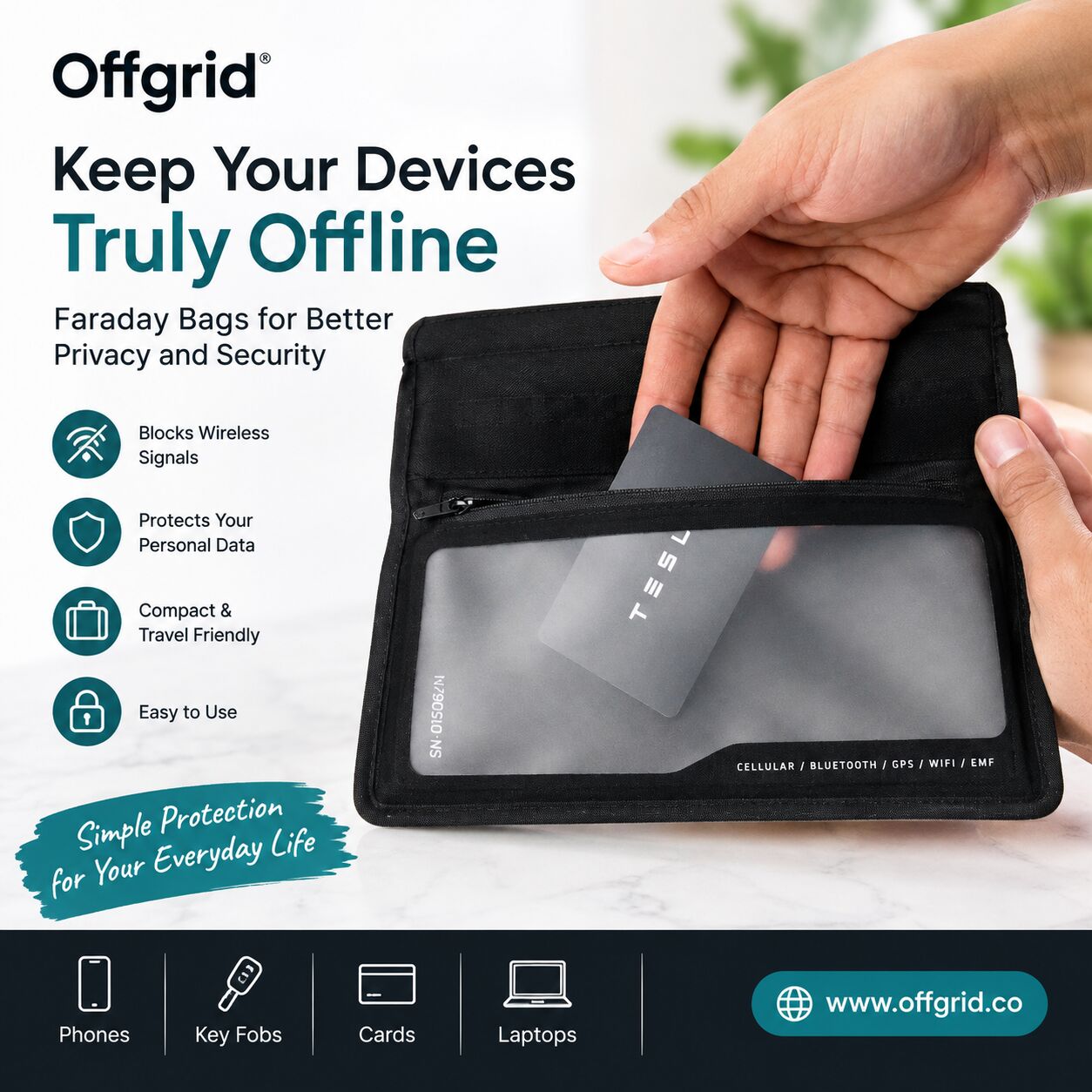 New York, Electronics, Need More Phone Privacy? Try An Offgrid Faraday Bag For Cell Phones