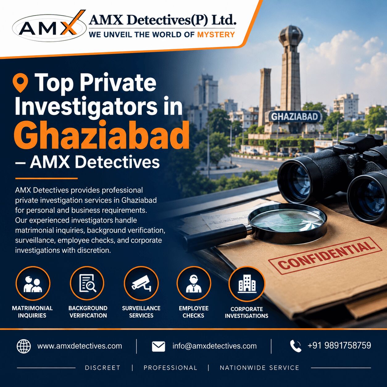 New Delhi, Legal, Top Private Investigators In Ghaziabad &ndash; AMX Detectives