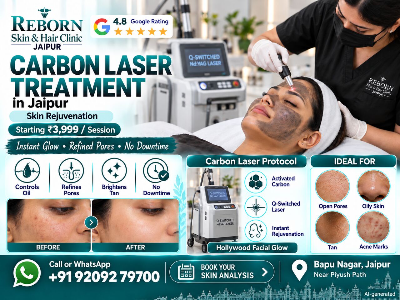 Jaipur, Medical, Carbon Laser Treatment In Jaipur For Skin Rejuvenation