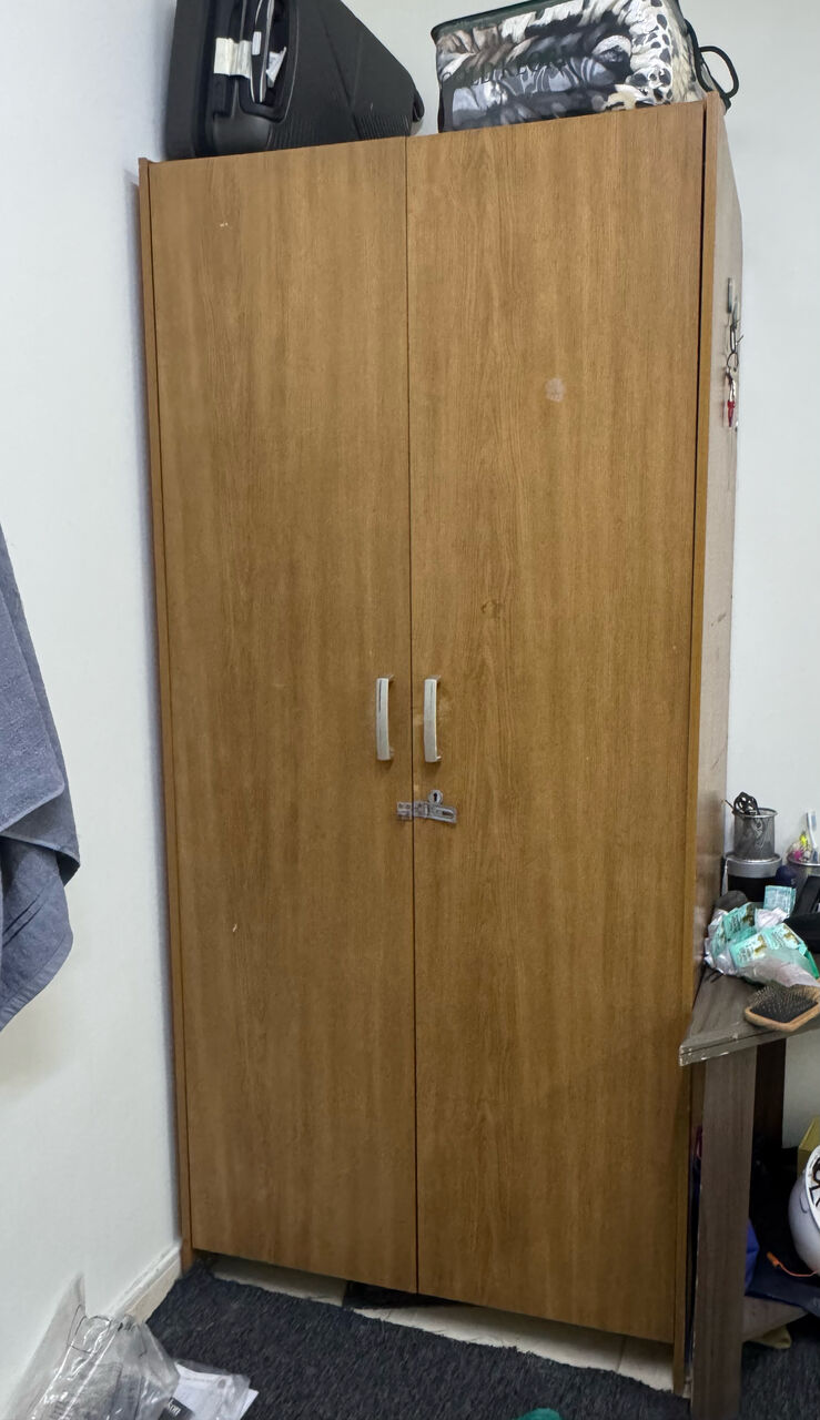 Jubail, Furniture, SAR 550,  I Want To Sell My Cupboard And Bed Single With Mattress