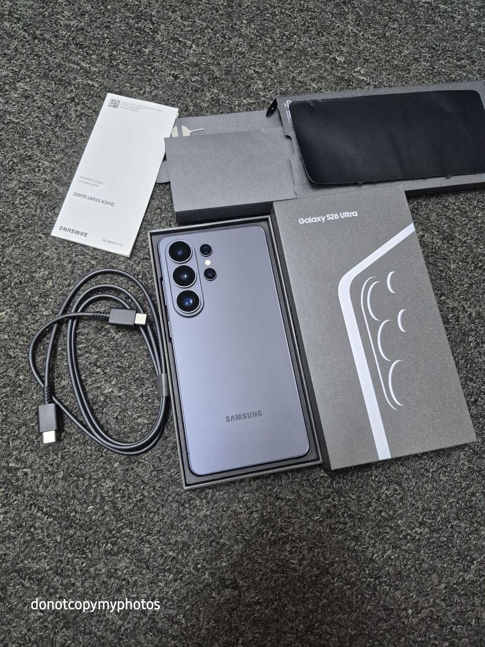 Al Rahmaniyah, Mobile Phones, SAR 3450,  Samsung Galaxy S26 Ultra Black 12gb 256gb New Few Days Used Only