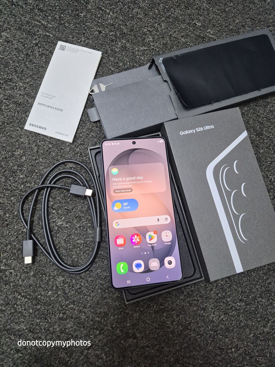 Al Rahmaniyah, Mobile Phones, SAR 3450,  Samsung Galaxy S26 Ultra Black 12gb 256gb New Few Days Used Only