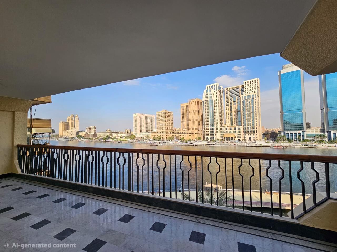 Zamalek, Apartments, Flats, Houses & Villas, USD 5000/month,  3 BR,  280 Sq. Meter,  5943-  Nile View Apartment For Rent In Zamalek, Cairo