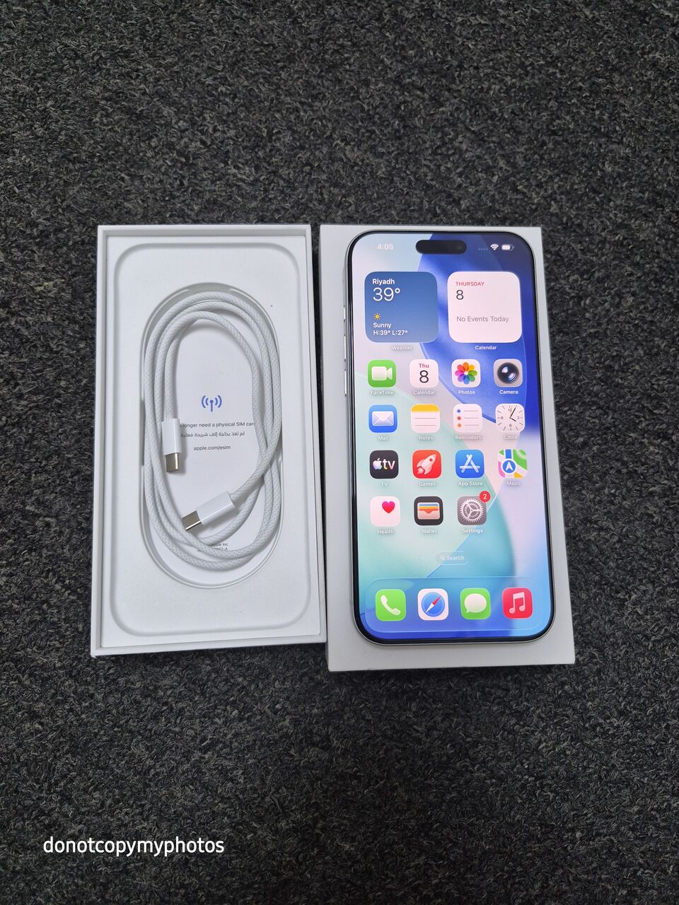Al Rahmaniyah, Mobile Phones, SAR 4350,  IPhone 17 Pro Max 256gb Silver
