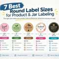 7 Best Round Label Sizes For Product & Jar Labeling