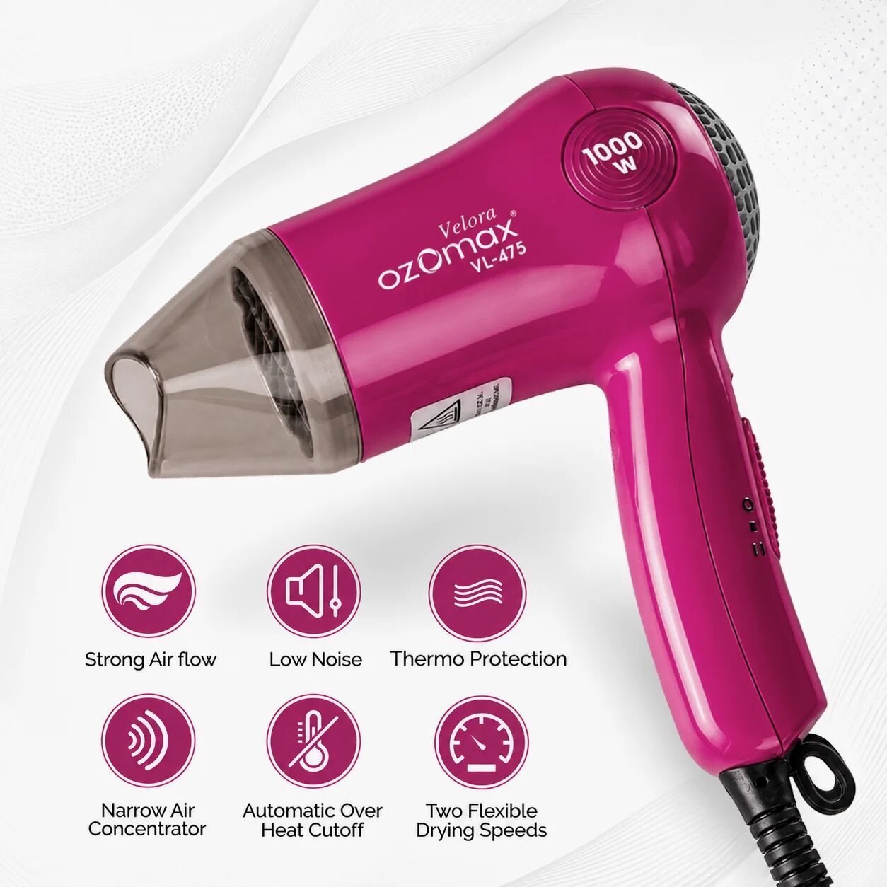 New Delhi, Machinery, INR 828,  Shop Best Hair Dryer For Men For Fast And Easy Daily Grooming &ndash; Ozomax