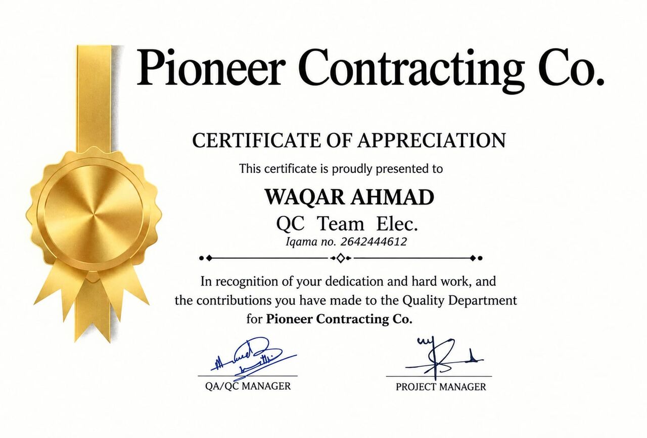 Electrical Engineering Test Rig Electrical Engineer QA/QC Engineer , Maintainance , Inspection And ...