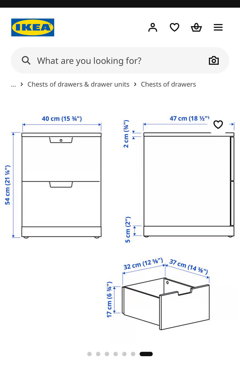Riyadh, Furniture, SAR 100,  🪵 Wooden 3-Drawer Chest – Like New!
