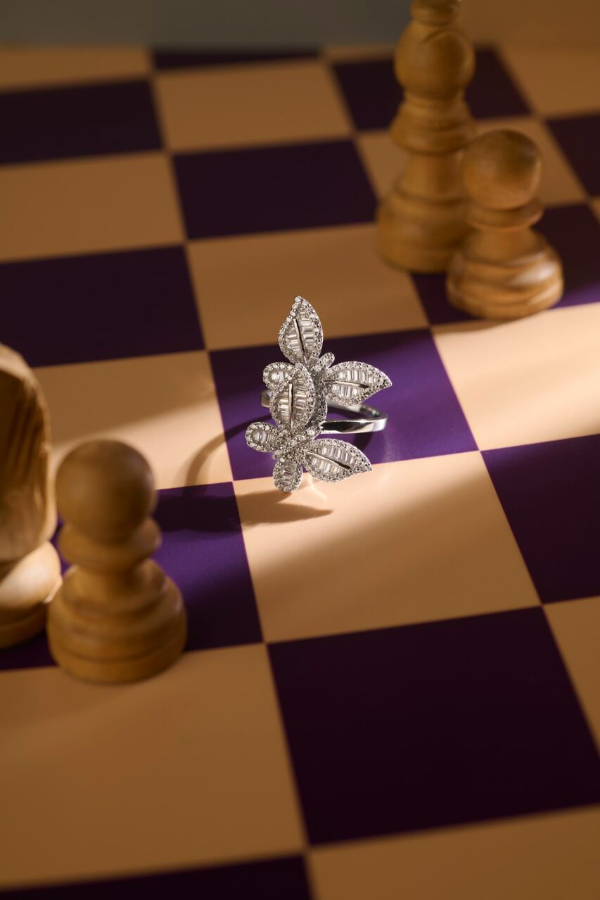 Mumbai, Jewelry, INR 5399,  Buy A Beautiful Silver Butterfly Cocktail Ring For Women &ndash; Nosso Silver Jewels