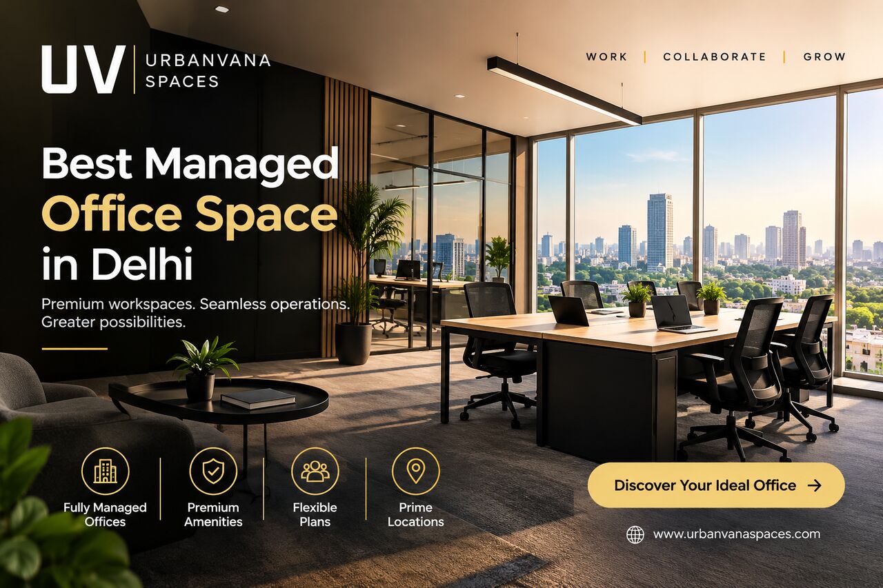 New Delhi, Business, Best Coworking Space In Delhi NCR &ndash; UrbanVana Spaces | Best Coworking Space In Delhi NCR