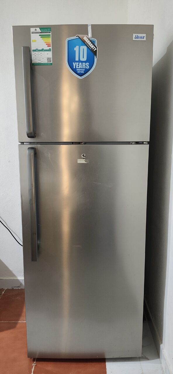 Dammam, Appliances, SAR 1000,  UGINE Double Door Refrigerator / Fridge (468L / 16.6 Cu.Ft) - Excellent Condition
