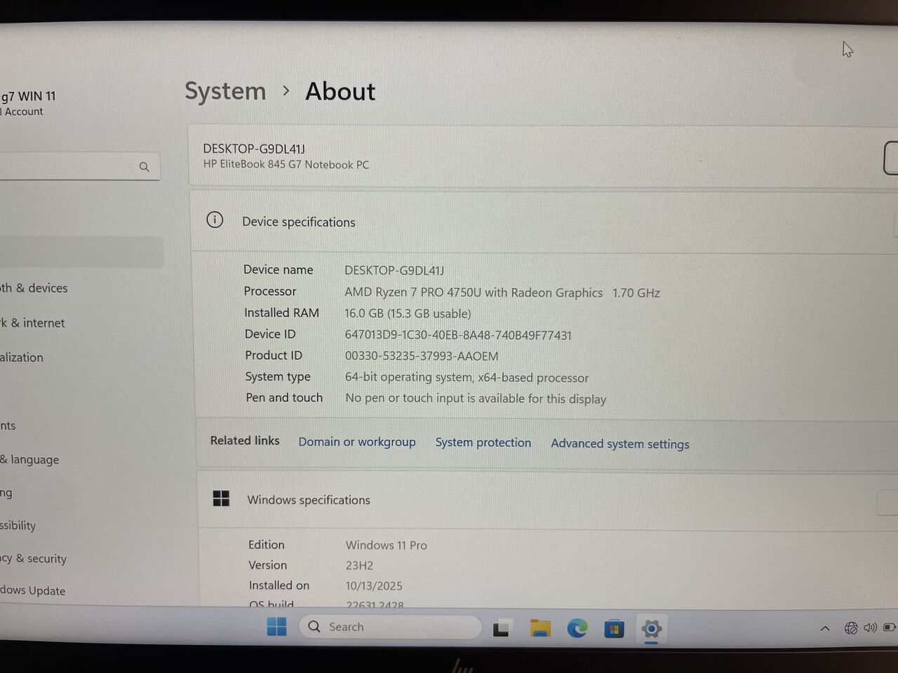 Jeddah, Computers, SAR 1850,  Hp Elitebook Laptop With Sim Slot Like NEW (no Scratch)