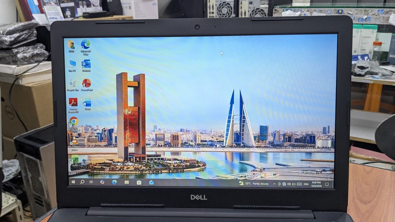 Manama, Computers, BHD 85,  DELL Core I3 10th Generation Laptop 15.6" Full HD Screen 8GB DDR4 RAM - Free Bag + Mouse