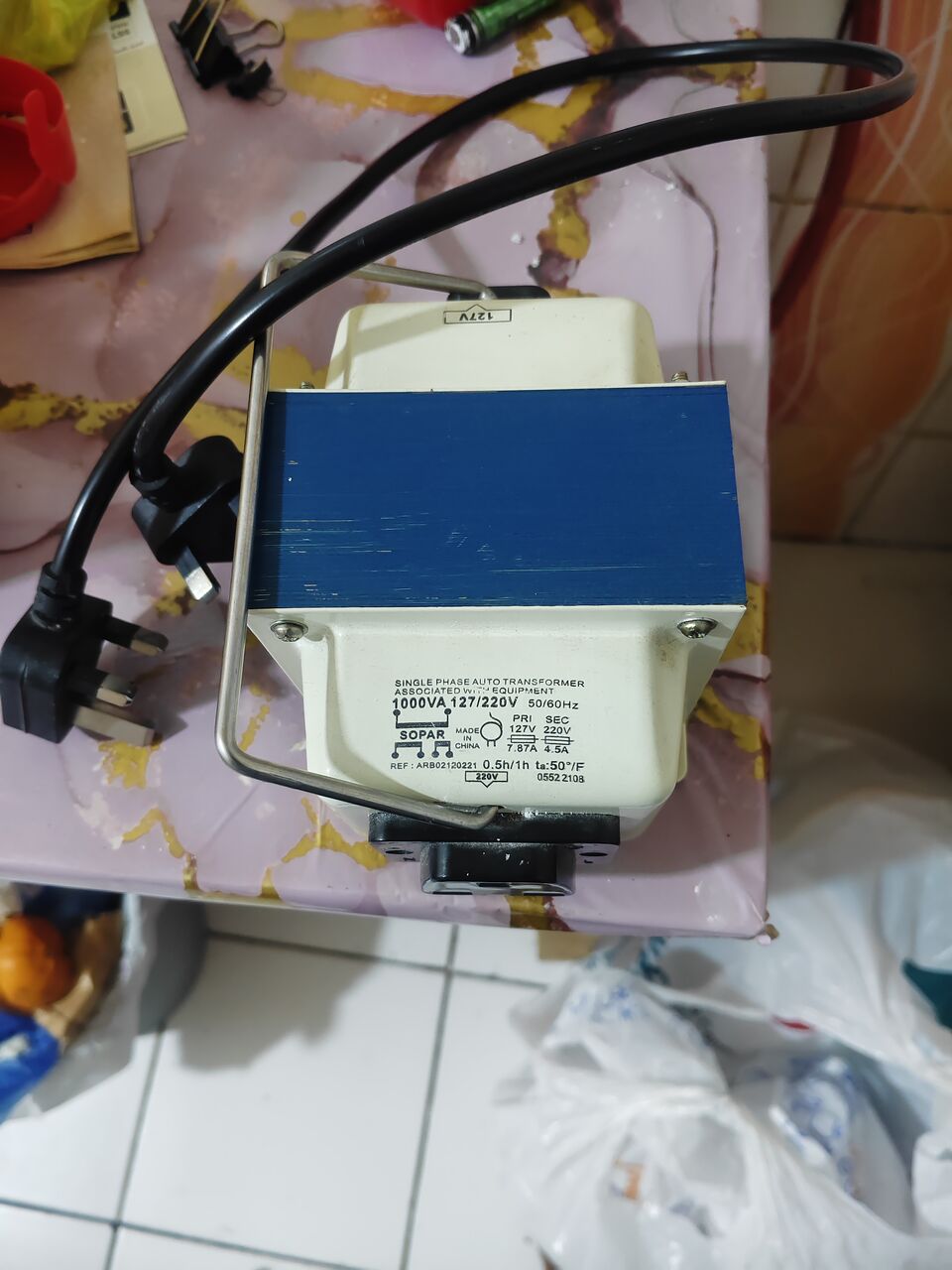 Jubail, Electronics, SAR 180,  SOPAR 1000VA  Auto Transformer Used Refrigerator