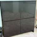 SAR 1500,  Gloss Black Coffee Table & Storage Cabinet Sold As Set! Final Exit. Serious Buyers Only!
