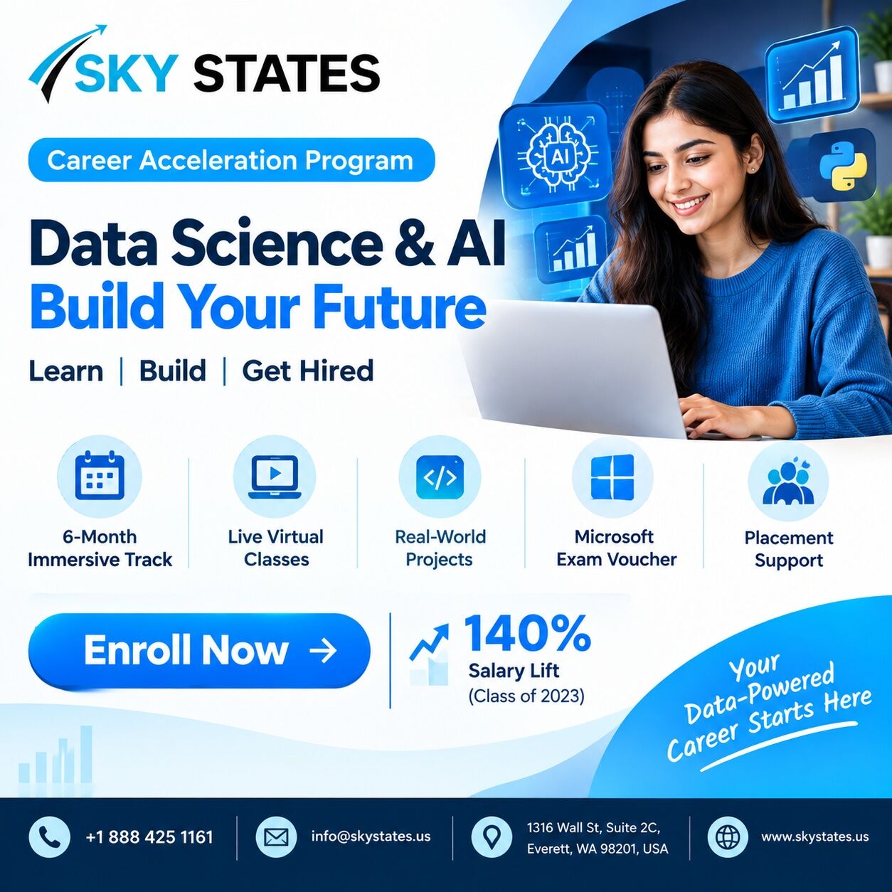 Washington DC, Education, Online Data Science And AI Training Program