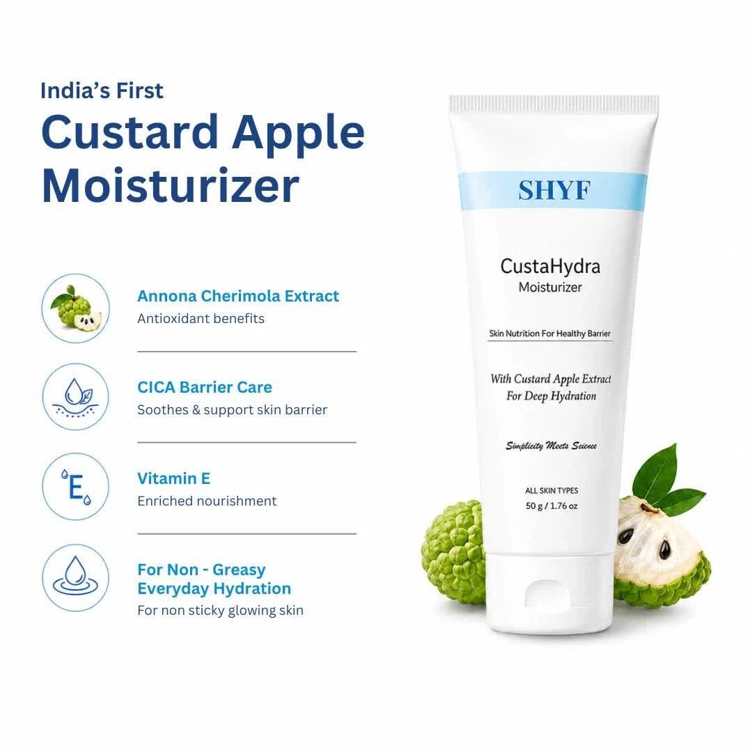 Mumbai, Health & Beauty Items, INR 449,  CustaHydra Moisturizer – Deep Hydration & Skin Barrier Care | ₹449