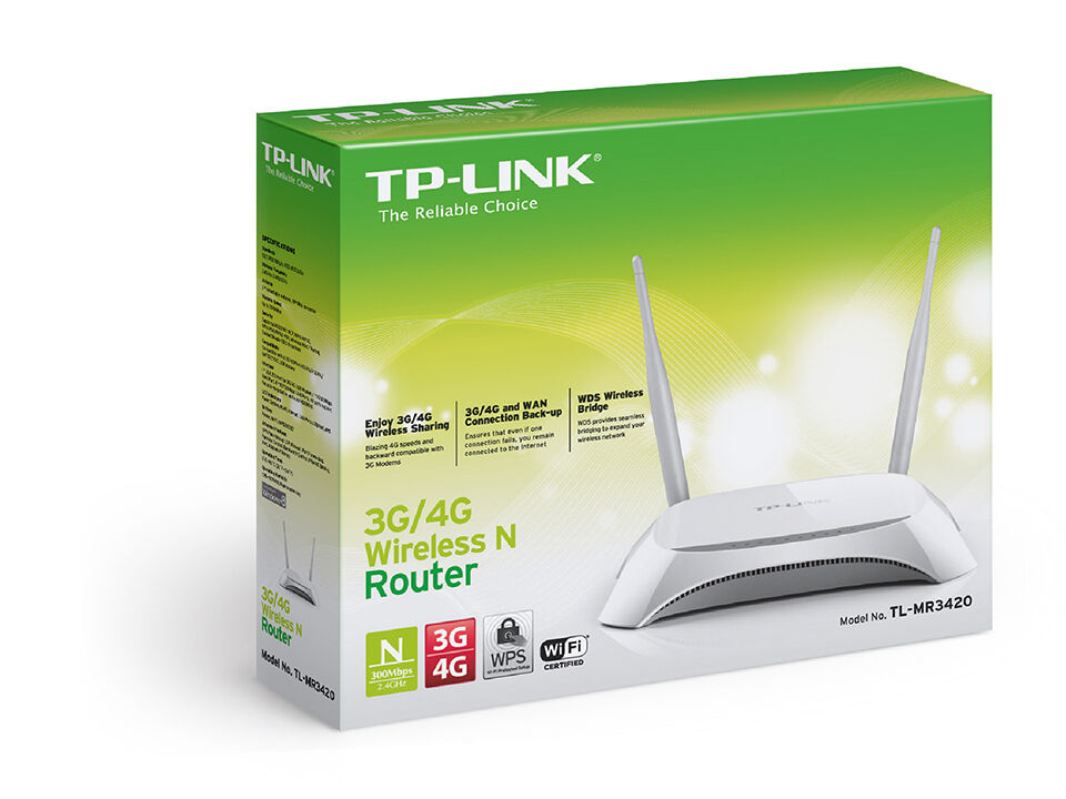 Muscat, Electronics, OMR 25,  TP-Link TL-MR3420 3G/4G Wireless N Router