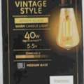 USD 100,  GE Vintage LED Edison Bulbs: Dimmable & Warm Glow