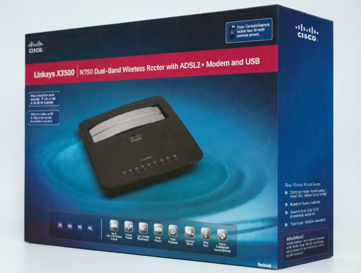Muscat, Electronics, OMR 25,  Linksys X3500 N750 ADSL2+ Modem Router