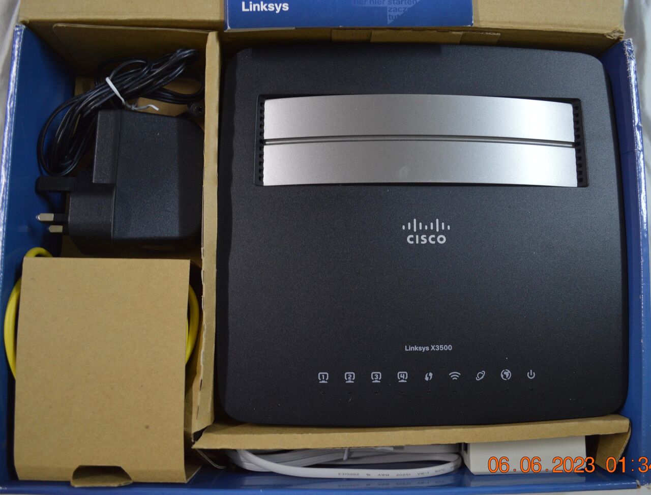 Muscat, Electronics, OMR 25,  Linksys X3500 N750 ADSL2+ Modem Router
