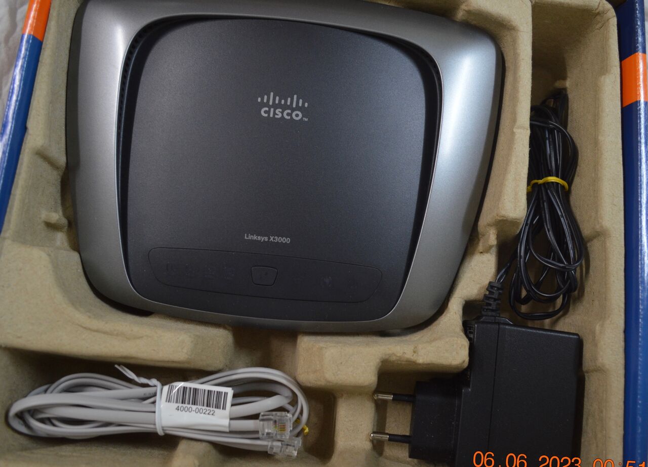 Muscat, Electronics, OMR 15,  Linksys X3000 ADSL2+ Modem RouterL2+ Modem Router