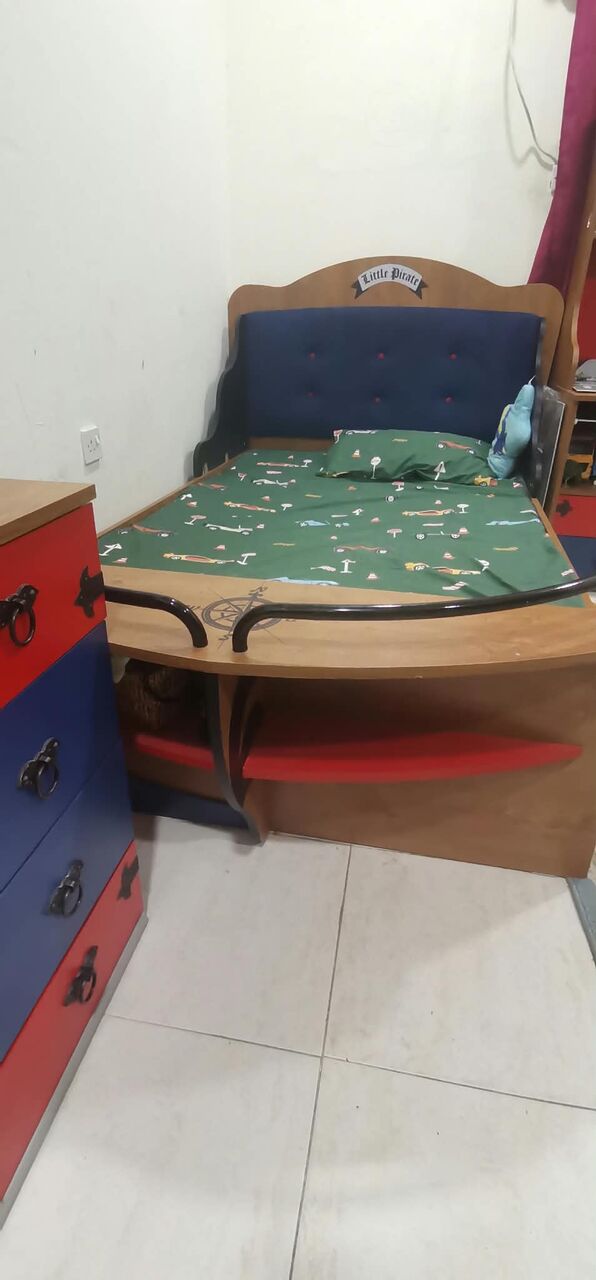 Hidd, Furniture, BHD 40,  Bed Set With Dresser And Book Shelf