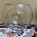 SAR 25,  Clear Round Glass Bowl / Fish Bowl / Terrarium Pot For Sale