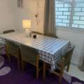 QAR 550,  Dining Table American Wood 6 Chairs Full Size For Immediate Sale